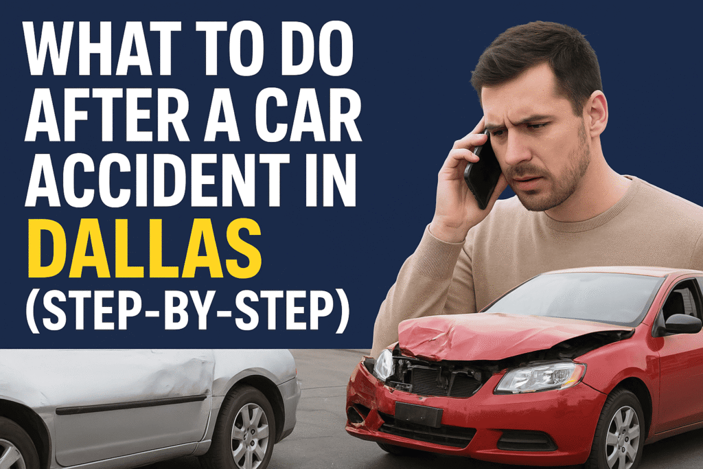 What to Do After a Car Accident in Dallas (Step-by-Step)