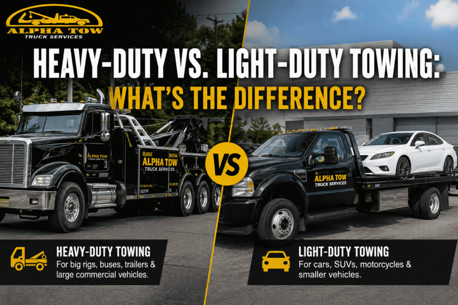 Heavy-Duty vs. Light-Duty Towing: How to Know Which You Need