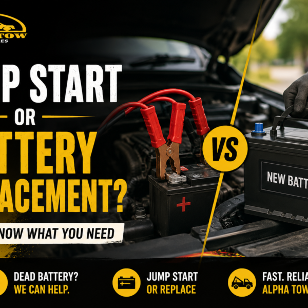 Jump start or battery replacement
