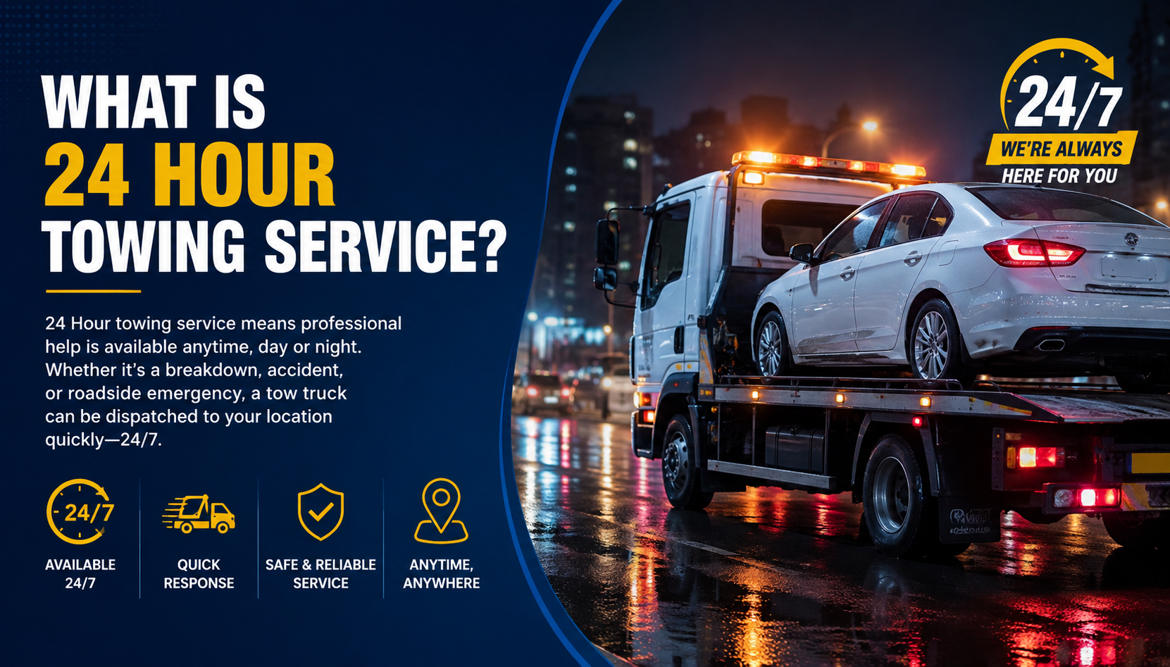 What is 24 hour towing service