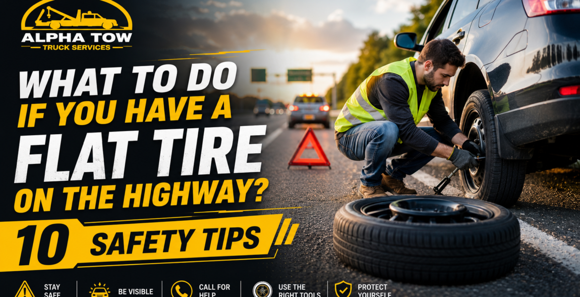 What to Do If You Have a Flat Tire on the Highway