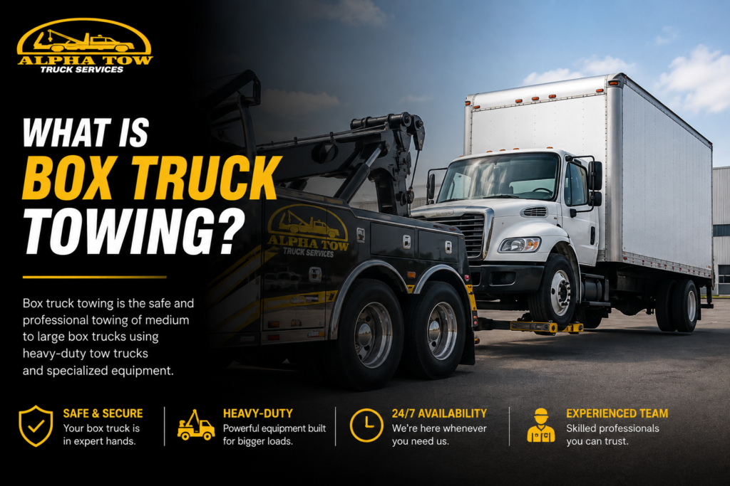 box truck towing