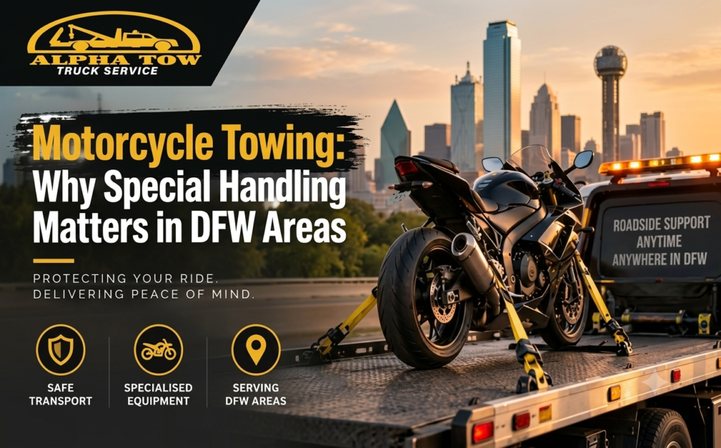Motorcycle Towing: Why It Requires Special Handling
