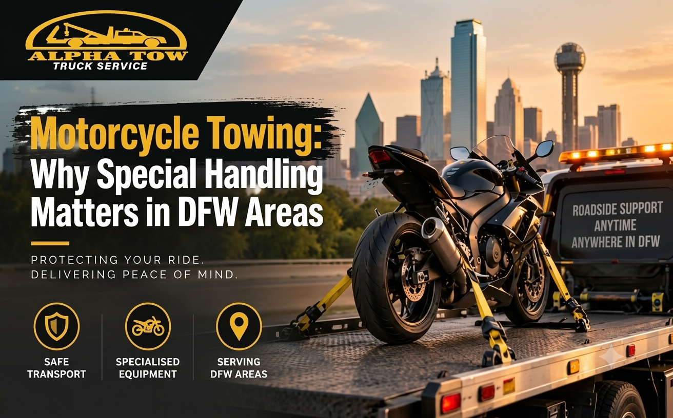 Motorcycle Towing: Why It Requires Special Handling