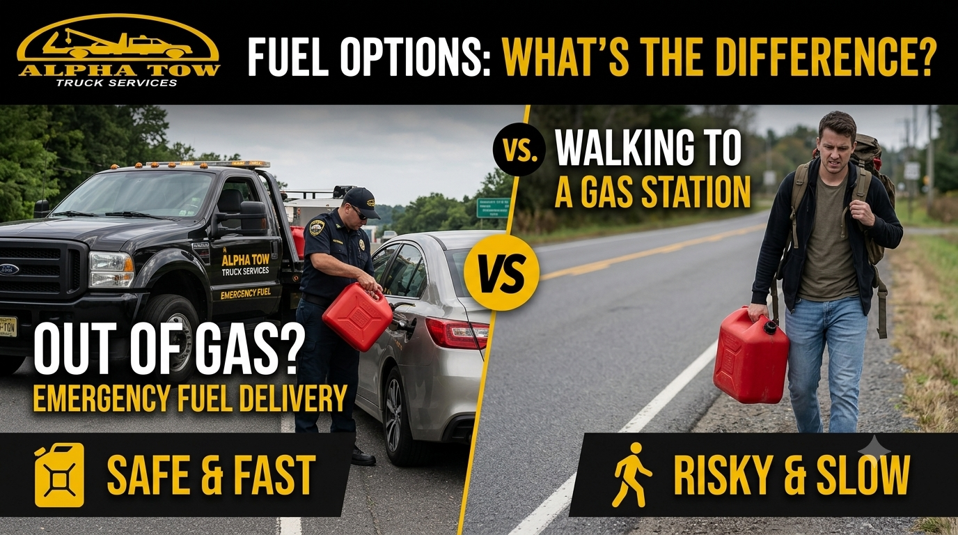 Out of Gas? Emergency Fuel Delivery vs Walking to a Gas Station