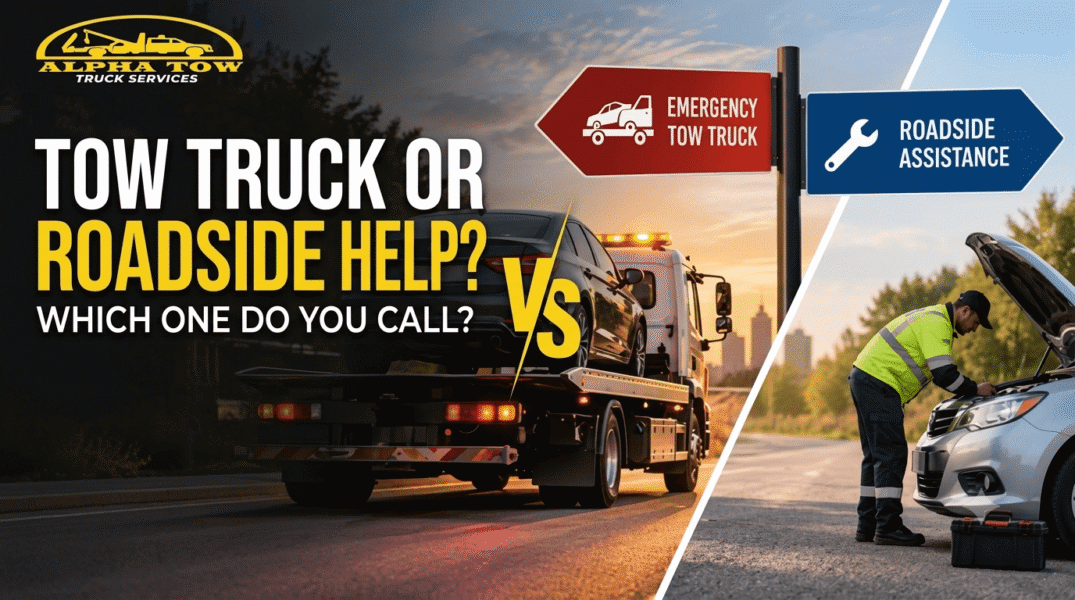 Towing vs. Roadside Assistance: When to Call Which Service
