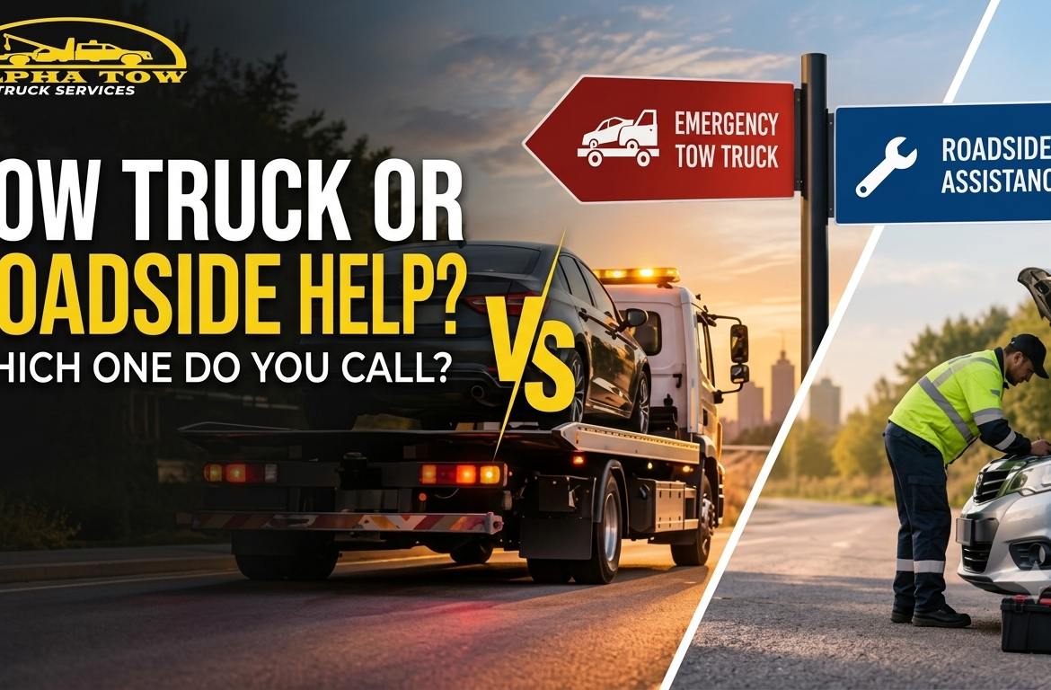 Towing vs. Roadside Assistance