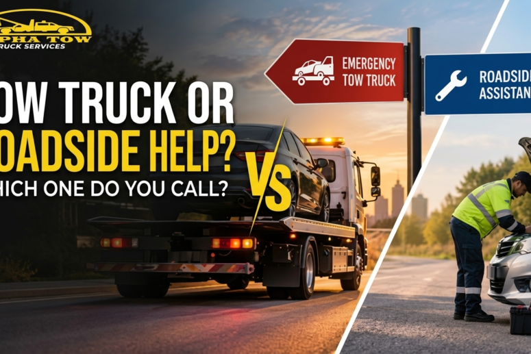 Towing vs. Roadside Assistance