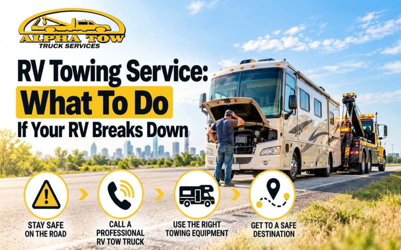 Why RVs Need Specialized Towing Equipment After a Breakdown?