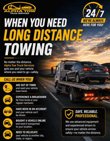 when i need long distance towing