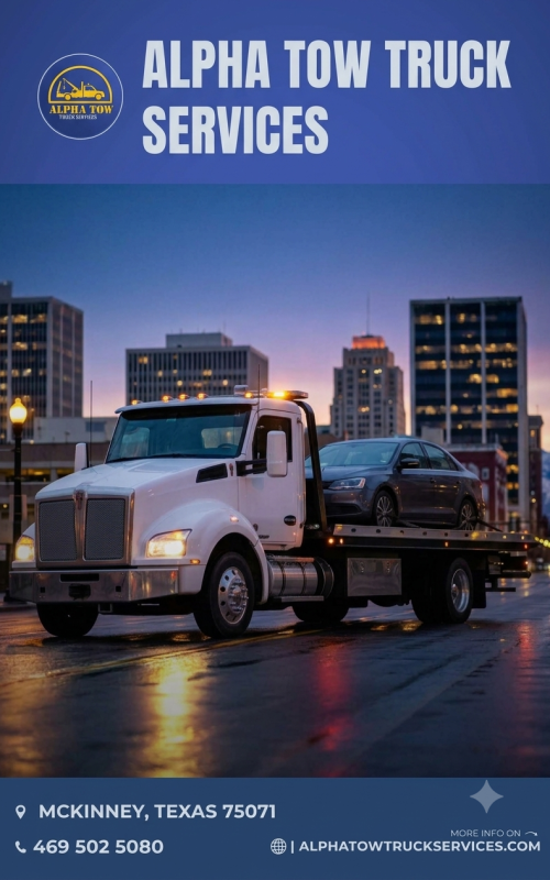 Alpha Tow Truck Services in Mckinney